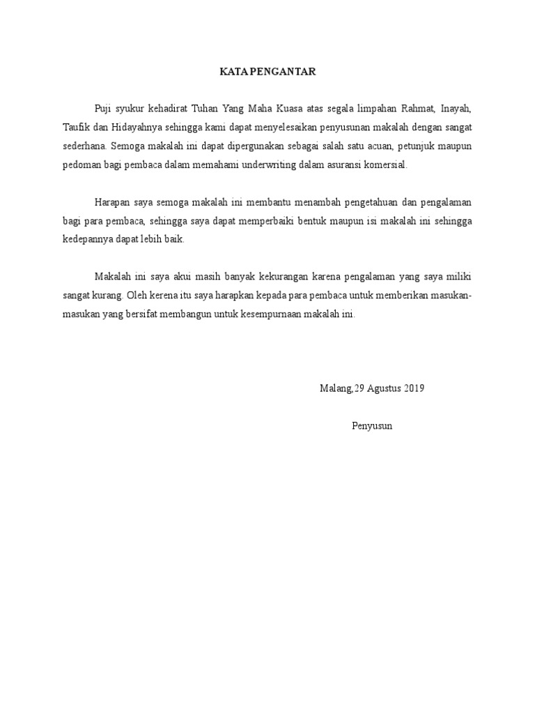 Ucapan Terimakasih Makalah