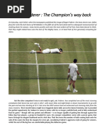 Roger Federer - The Champion's Way Back PDF