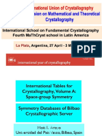 LaPlata2014 4 SpaceGroups Students