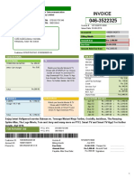 Pakistan Telecom Invoice Details