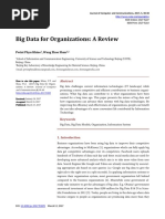 Big Data For Org