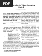 Distribution Feeder Voltage Regulation Control