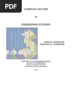 Compiled Lecture in Engineering Economy PDF