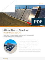 Alion Storm Tracker Ballasted Single-Axis Tracker Data Sheet