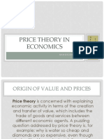 Price Theory and Determination