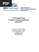 2018 2019 Ce Graduate Student Handbook