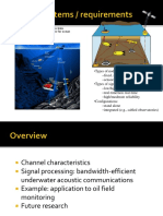 Today: Point-To-Point Acoustic Links Future: Autonomous Networks For Ocean Observation