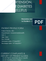 Type2 Diabetes: Prasanna Babu 1St Pharm D - PB