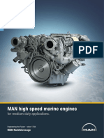 MAN high speed marine engines for medium duty applications