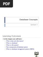 Lec1-DatabaseConcepts PDF