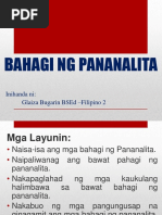 Bahagi NG Pananalita