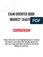 Indirect Taxation Corrigendum