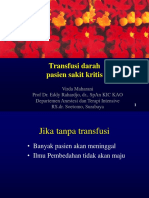 Transfusi Darah PD Pasien Kritis - Prof - ED