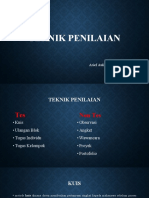 Teknik Penilaian