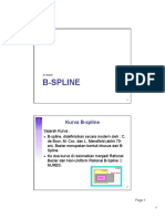 Optimized B-Spline Kurva Definisi dan Fungsi Dasar