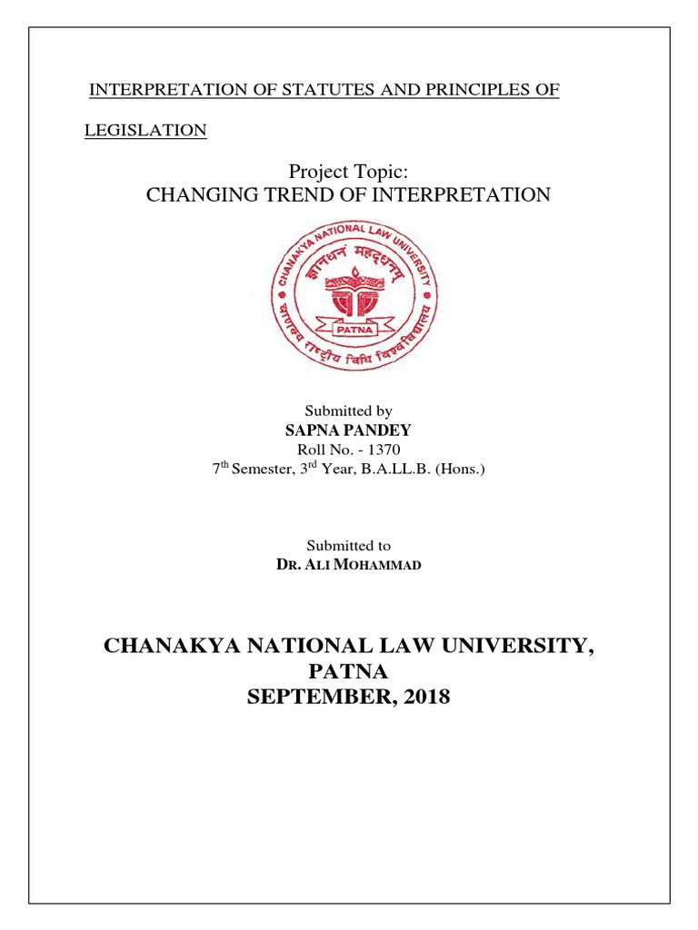Administrative Law Project | PDF | Statutory Interpretation | United ...