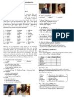 Describing Appearance Weekly Review Test