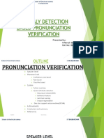 Anomaly Detection Based Pronunciation Verification: Presented by-P.Naresh Babu Roll No:18EC01003