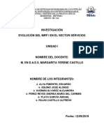 MRP I Evolución Investigacion