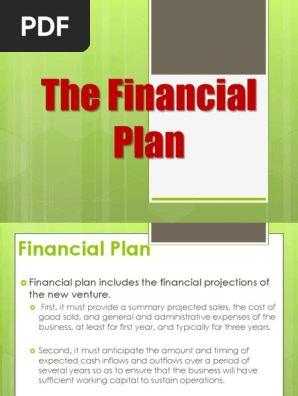 Financial Plan