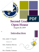 open house 2nd grade 8-20-19