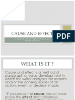 How to Analyze Cause and Effect in Writing