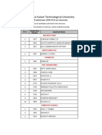 APJAKTU PhD interview list 2018-19 Even Semester