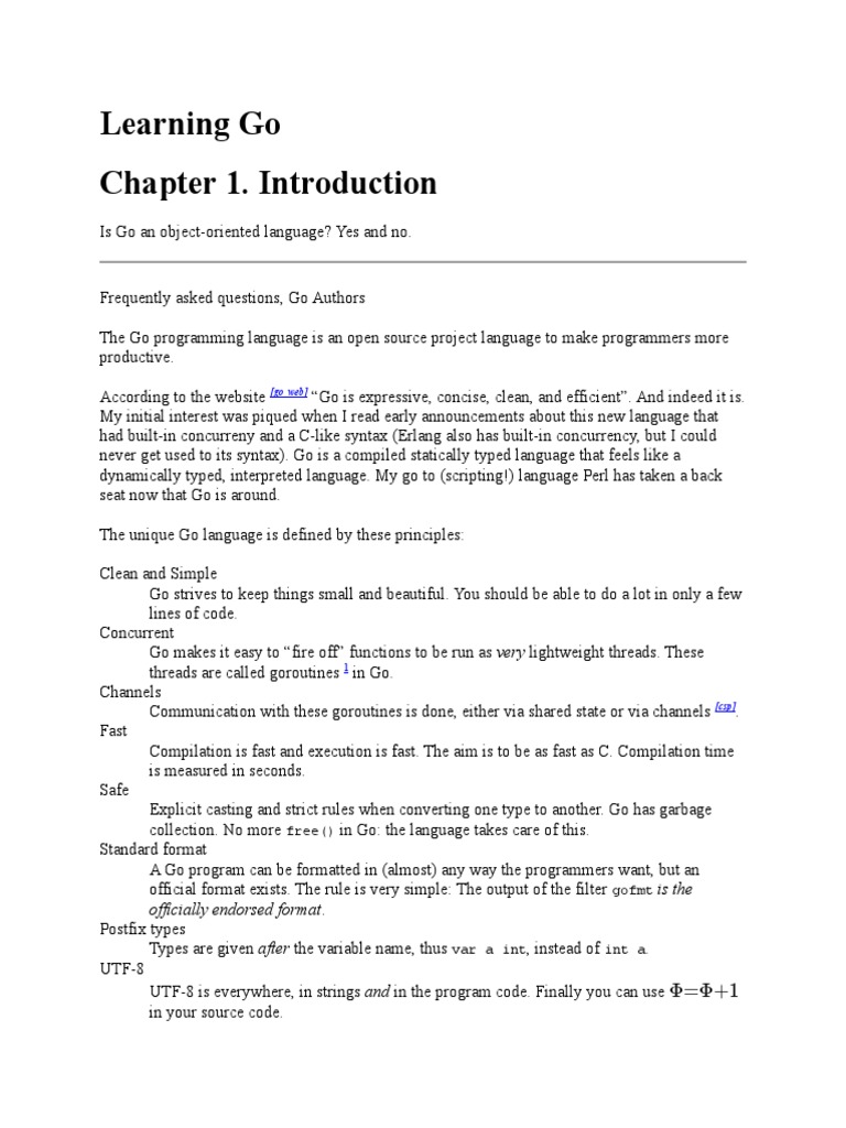 Golang For Absolute Beginners PDF Parameter Programming