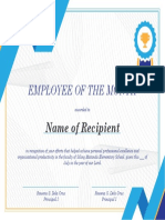 Employee of Month