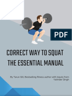 The Essential Manual Correct Way To Squat: by Tarun Gill, Bestselling Fitness Author With Inputs From Yatinder Singh