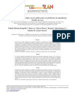 Ntervención Neuropsicológica en Un Adolescente Con Problemas de Aprendizaje PDF