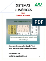 Sistema Numérico - Jiménez Hernández Kevin Yael