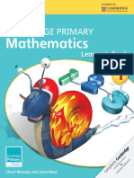 Cambridge Primary Mathematics - Learner's Book Stage 1, Cherri Moseley and Janet Rees, Cambridge University Press - Public PDF