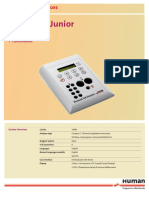 Coagulometro Human Clot Junior Folleto