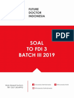 (FDI) Soal FDI 3 BATCH AGUSTUS 2019 PDF
