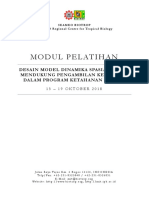 Modul Pelatihan: Desain Model Dinamika Spasial Untuk Mendukung Pengambilan Keputusan Dalam Program Ketahanan Pangan