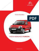 Ficha Tecnica Berlingo Furgon