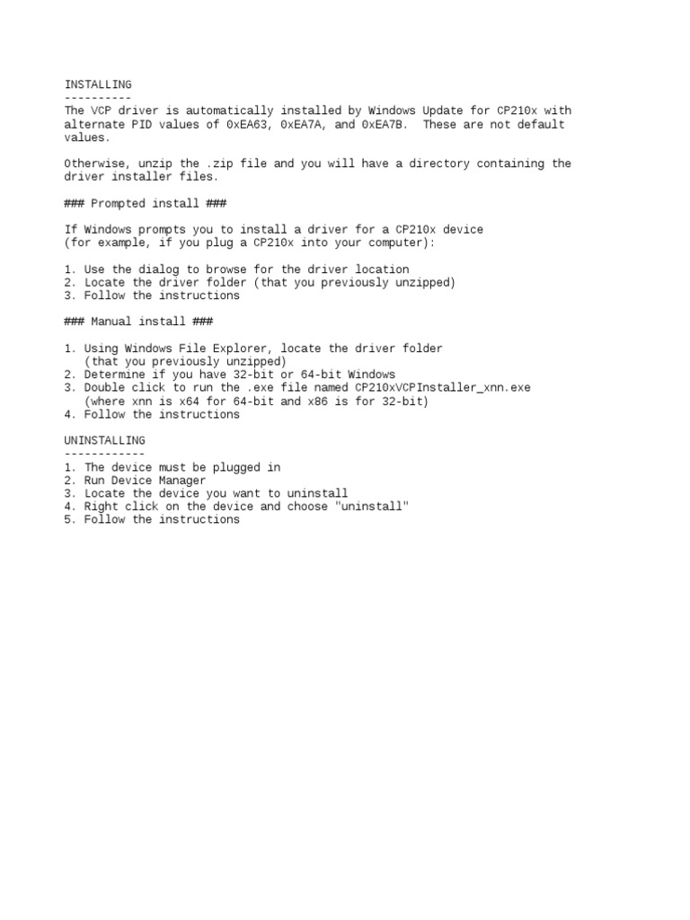 stm usb vcp driver windows 10