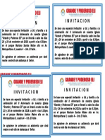 2018 - Tarjeta de Invitacion