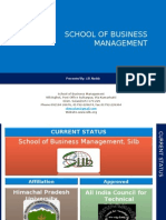 School of Business Management: Presented By: J.B. Nadda