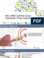 Sify's AWS Certified Cloud Essentials - Prep Material