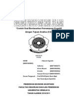 Download Contoh Soal evaluasi hasil belajar kognitif by dewi_jayani SN42657053 doc pdf