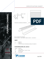 Furring channel