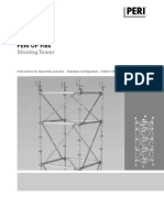 Peri Up Flex Shoring Tower Instructions For Assembly and Use