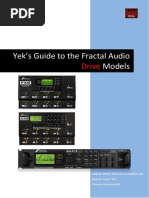 Yeks Guide To The Fractal Audio Drive Models PDF