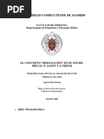 Tesis Concepto de Disociacion en Fin de Siglo XX Tesis PDF