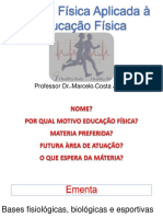 Aula 1 - Aptidão Física Aplicada A Educação Física PDF