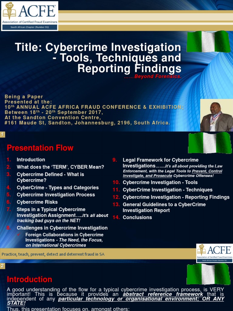 Cybercrime Investigation Tools & Techniques | PDF | Cybercrime ...