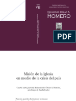 Romero Cuarta Carta Pastoral