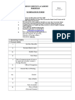 Foreign Service Form